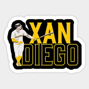 Xander Bogaerts Xan Diego Swing Sticker